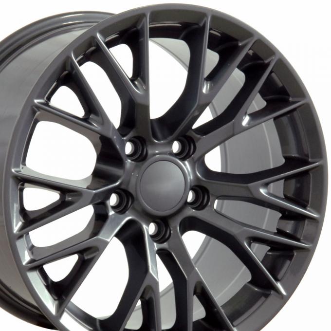 17" Fits Chevrolet - C7 Z06 Wheel - Gunmetal 17x9.5