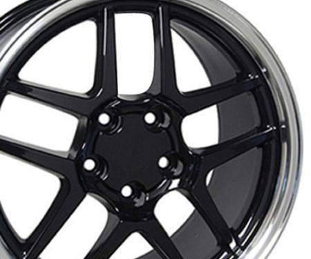 18" Fits Chevrolet - Corvette C5 Z06 Wheel - Black 18x10.5