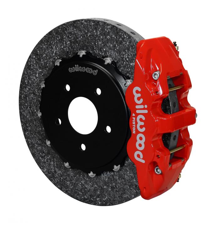 Wilwood Brakes AERO4 WCCB Carbon-Ceramic Big Brake Rear OE Parking Brake Kit 140-13161-CSICR