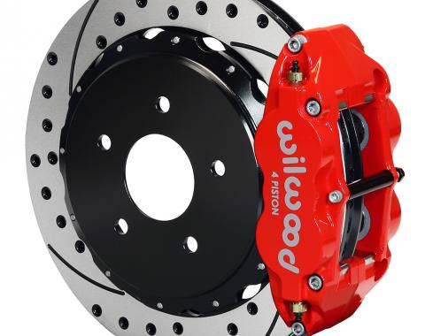 Wilwood Brakes Forged Narrow Superlite 4R Big Brake Rear Brake Kit For OE Parking Brake 140-8032-DR