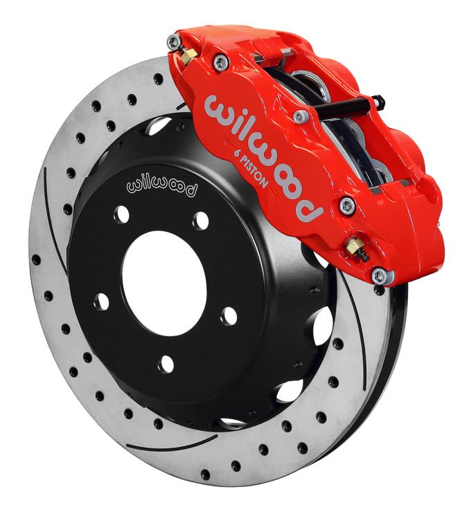 Wilwood Brakes 1985-1987 Chevrolet Corvette Forged Narrow Superlite 6R Big Brake Front Brake Kit (Hat) 140-11919-DR