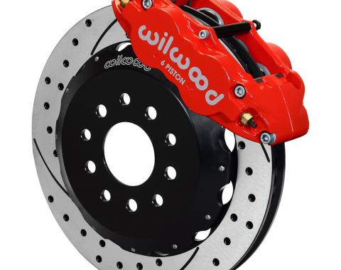 Wilwood Brakes 1988-1996 Chevrolet Corvette Forged Narrow Superlite 6R Big Brake Front Brake Kit (Hat) 140-8337-DR