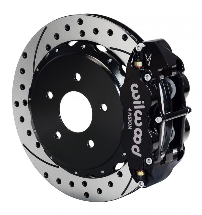 Wilwood Brakes Forged Narrow Superlite 4R Big Brake Rear Brake Kit For OE Parking Brake 140-8032-D