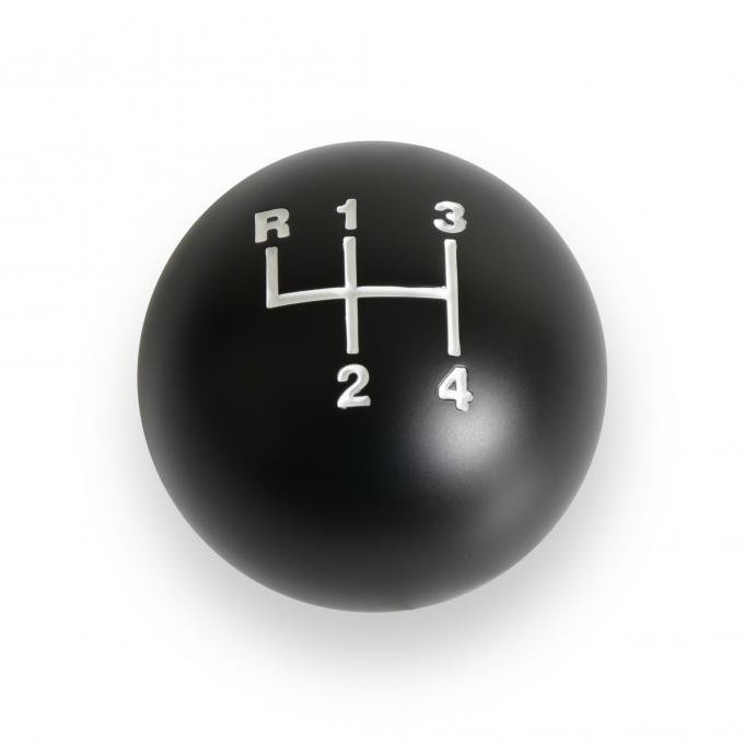 Hurst ABS Shift Knob, 4-Speed Pattern, Matte Black 163450HST