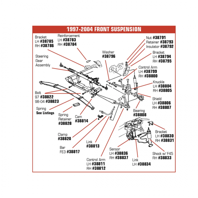 Corvette Stabilizer Bar, with Fe3 Sport Susp, 1997-1999