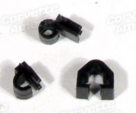 Corvette Washer Tube Clip Kit - Left 3 Piece Set, 1969-1973