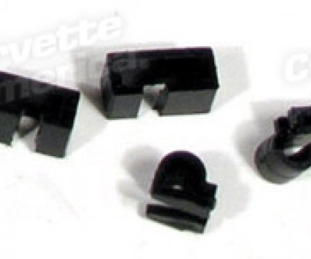 Corvette Washer Tube Clip Kit - Right 4 Piece Set, 1969-1973