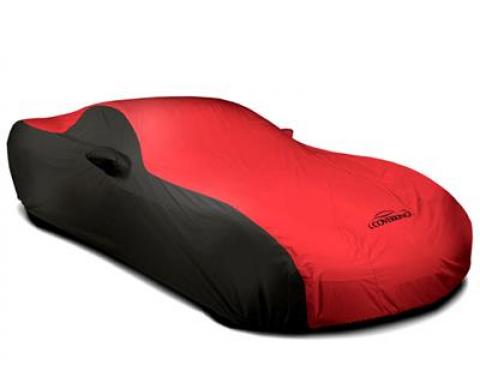 14-19 Car Cover 2-Tone Storm Proof Coupe Red Black
