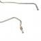 77-80 Th 350 Automatic Transmission Cooling Lines - Stainless Steel - Pair