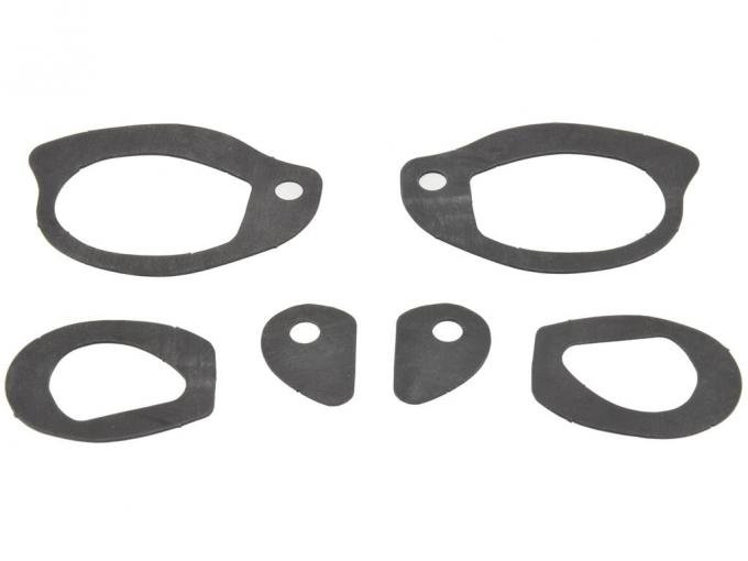 65-67 Door Handle Gaskets Set - Outer Does Both Handles