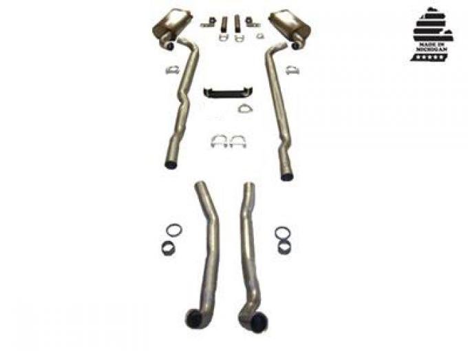 65-67 Exhaust System Deluxe 396/427 4 Speed Magnaflow