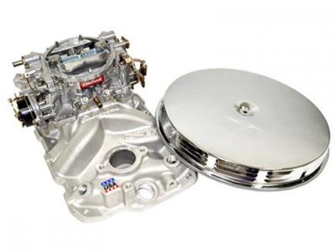 57-62 Fuel System Performance Set Carburetor, Intake Manifold, Air Cleaner