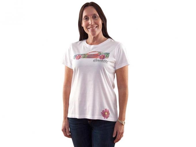 T-Shirt Womens Nature Corvette White