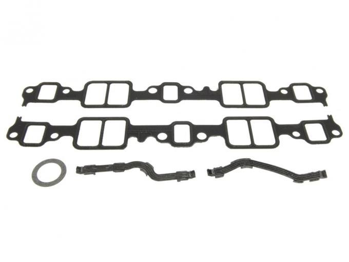 63-68 Intake Manifold Gasket Set - Round Hump - 327 Except Fuel Injection