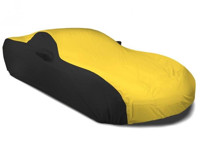 10-13 Car Cover Stormproof Grand Sport Convertible Yellow Black C6 Logo