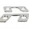 56-62 Soft Top / Convertible Top / Hardtop Latch Front Adjuster Plates w/ Screws