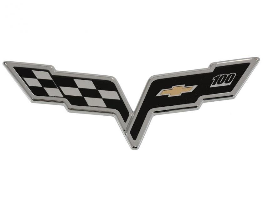 12 Rear Bumper Centennial Emblem | Corvette Depot