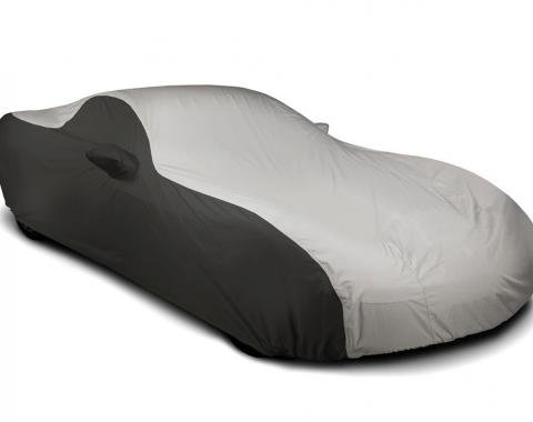 06-13 Car Cover Stormproof Z06 Gray And Black With Embroidered C6 Logo