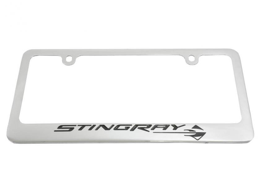 C7 Chrome Strinray License Plate Frame / Bezel | Corvette Depot