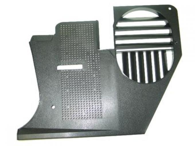 78-82 Kick Panel - Plastic Left Black ( Paint To Match )