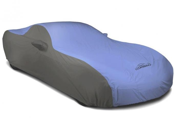 15-19 Blue And Black Stormproof Z06 Grand Sport Car Cover