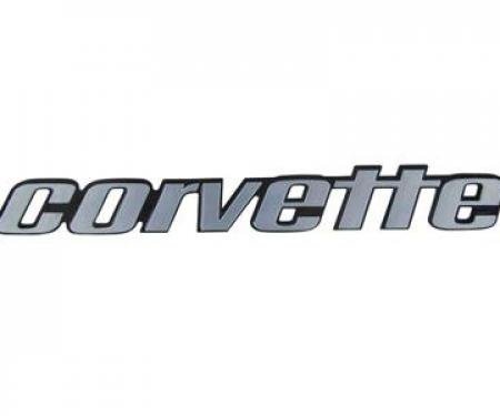 Metal Sign - 77-79 Corvette Rear Bumper Emblem - 30" X 4" - Photo Steel