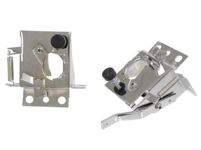 63-67 Female Hood Latch Assembly - Chrome