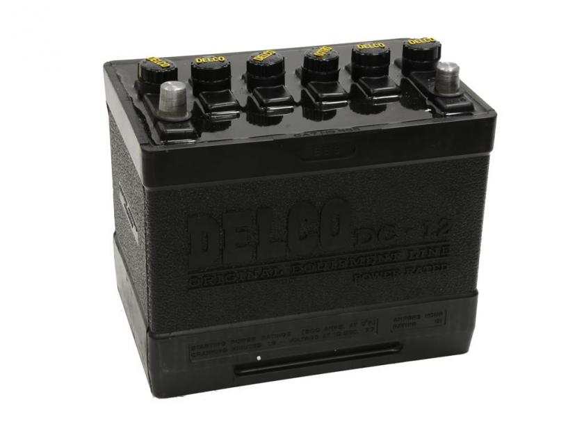 66 Sealed Maintenance Free Tar Top Delco Battery DC-12 | Corvette