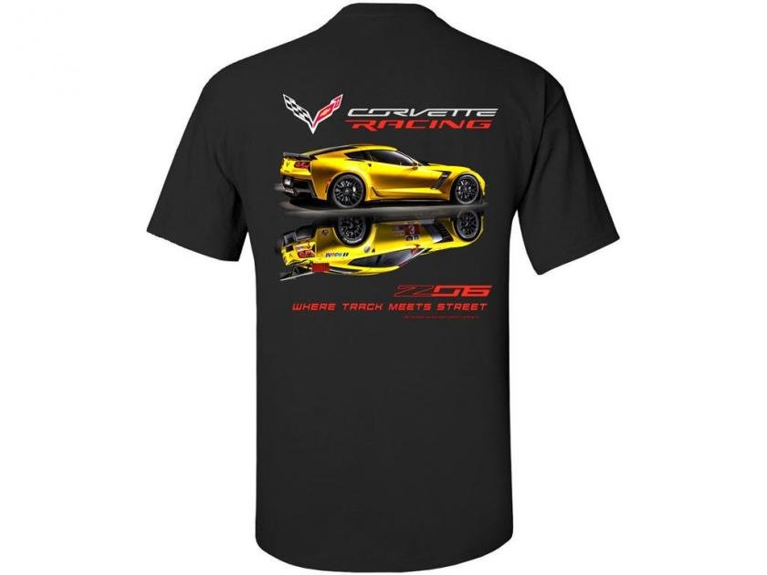 T-Shirt Corvette C7 Z06 And Corvette Racing Where Track Meets