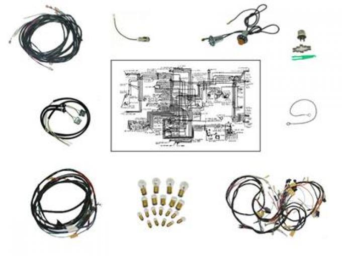 56 Wire Harness Set Automatic Transmission - Deluxe