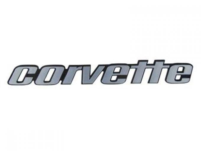 Metal Sign - 77-79 Corvette Rear Bumper Emblem - 30" X 4" - Photo Steel