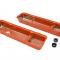 68-86 350 Stamped Steel Orange Valve Cover - Replacement