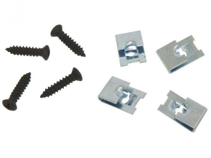 68-76 Shifter Console Plate Screws with J-nuts