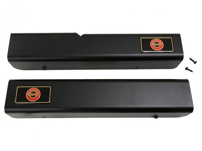 88-90 Door Sill Covers - Black With C4 Logo