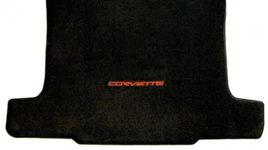 2005 2013 C6 Cargo Mat C6 Convertible With Red Script Lloyd Design Corvette Depot 5550