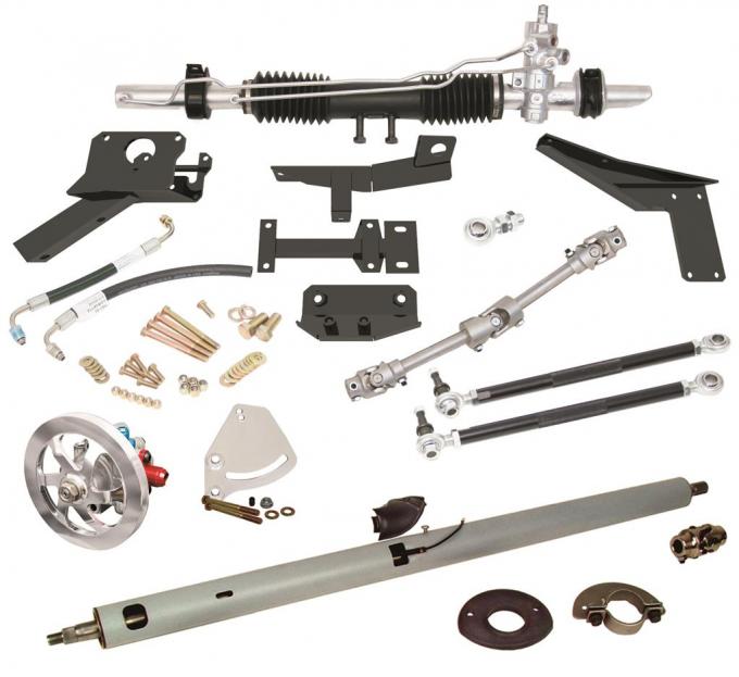 56-62 Steeroids Rack & Pinion Power Steering Conversion With Steering Column