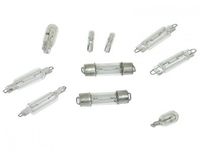 86-89 Convertible Interior Courtesy Bulb Kit 10 Pieces