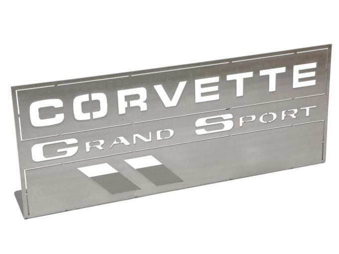 Grand Sport Mounted Table / Desktop Emblem - Car Art Work Brushed Metal Emblem