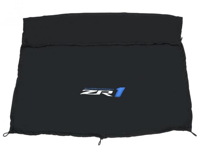 05-13 Rear Window Cargo Shade / Luggage Cover Coupe Black With ZR1 Logo