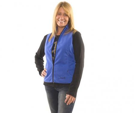 Batik Blue Full Zip Fleece Vest