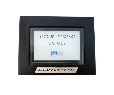 Corvette Car Art Work Blackwood Photo Frame with Signature Emblem