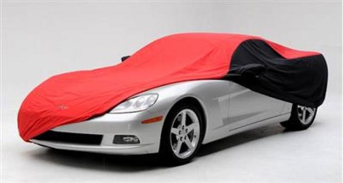 10-13 Car Cover Stormproof Grand Sport Coupe Red Black C6 Logo