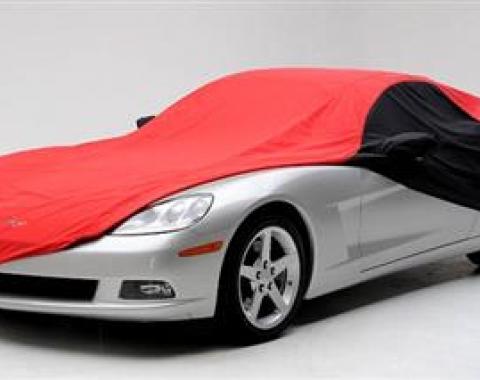 10-13 Car Cover Stormproof Grand Sport Coupe Red Black C6 Logo