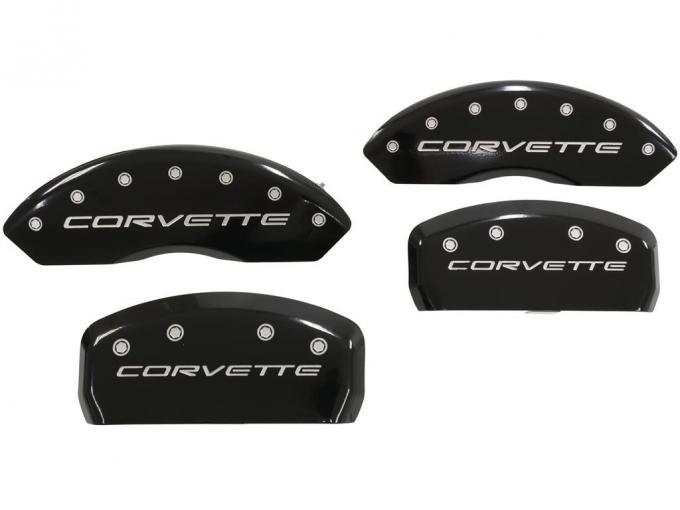 97-04 Brake Caliper Covers - MGp Aluminum Black Powder Coated