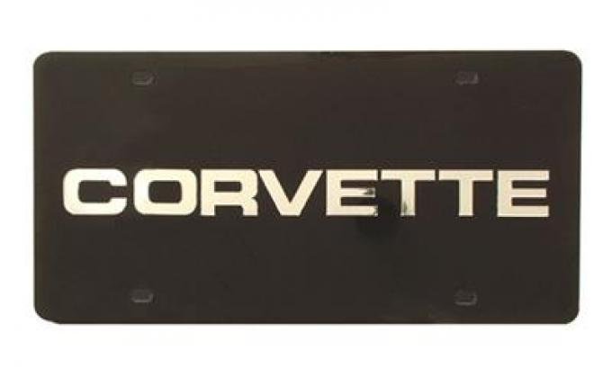 License Plate - Laser Corvette Letters