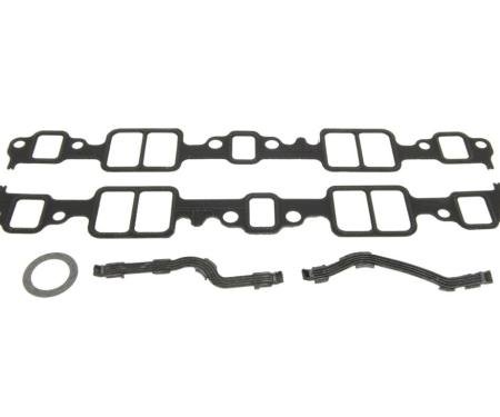 63-68 Intake Manifold Gasket Set - Round Hump - 327 Except Fuel Injection