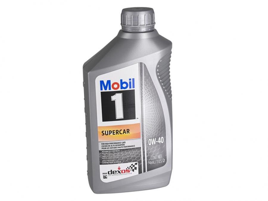 Mobil 1 Supercar 0W-40 Synthetic Engine Oil - Quart | Corvette Depot