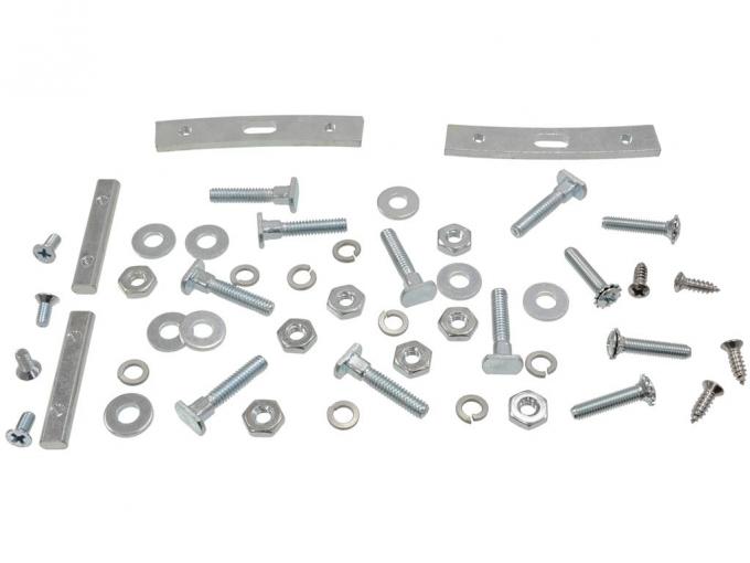 56-62 Windshield Frame Nut Plates T-bolts and Screws