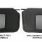 1997-2004 Black Sunvisors Correct Reproduction - Pair