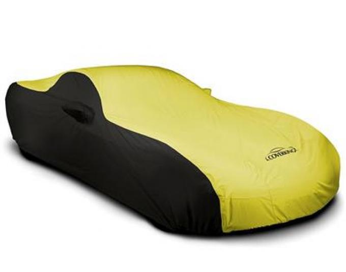 15-19 Yellow And Black Stormproof Z06 Grand Sport Car Cover